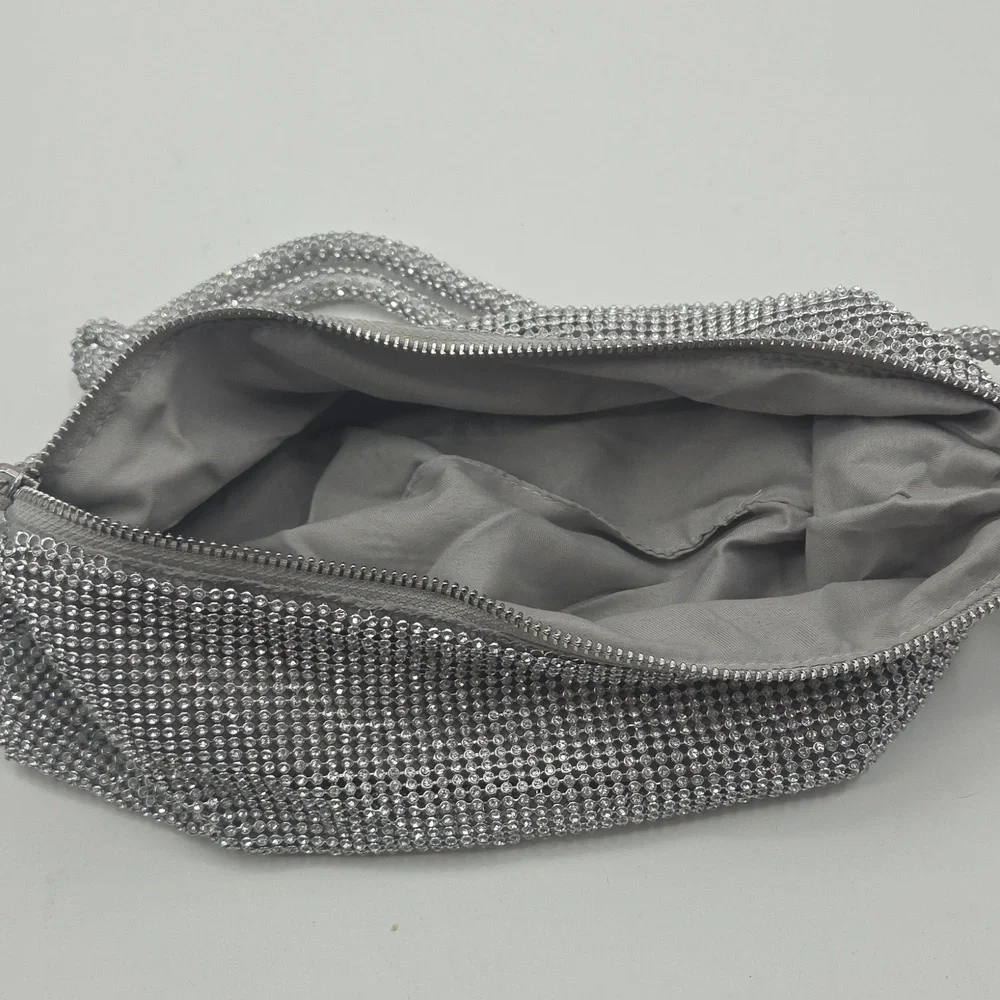 Elegant Silver Rhinestone Women's Bag - Picture 16 of 16